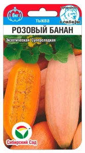 Тыква Розовый банан Тыква Розовый банан